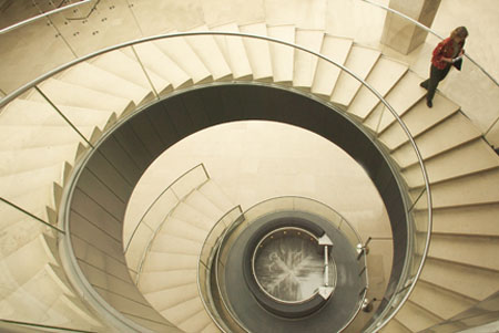 Women on Stairs