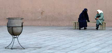 Square with Urn, Morocco
